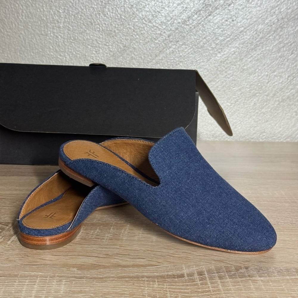 Frye Denim Blue Slip-On Mule Clogs for Women - Picture 8 of 11